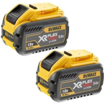 DeWalt DCB547 18V/54V XR Flexvolt 9.0Ah Li-Ion Batteries (Twin Pack)