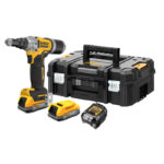Dewalt DCF414E2T 18v XR Brushless 1/4" Riveter Powerstack Kit