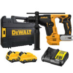 DEWALT DCH072L2 12v Brushless Compact SDS+ Hammer with 2x3ah Batteries