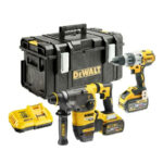 DeWalt DCK2033X2 54V FLEXVOLT SDS Plus Hammer Drill Kit (2 x 9.0ah Li-Ion batts)