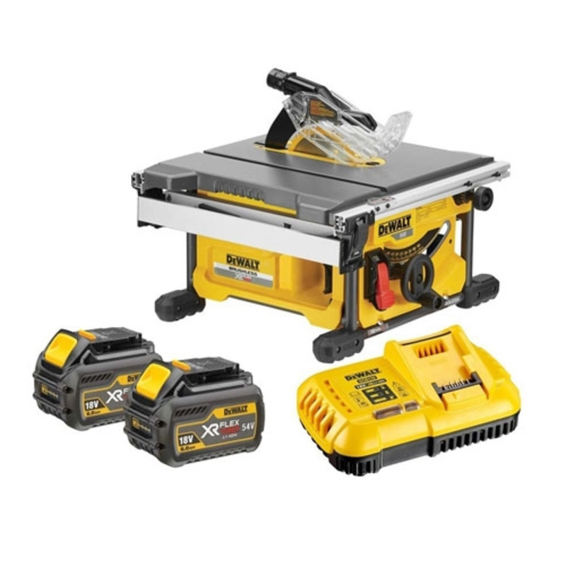 DeWalt DCS7485T2 54V XR Flexvolt Cordless Table Saw (2 x 6.0Ah Li-Ion Batteries & Charger) DeWalt DCS7485T2 54V XR Flexvolt Cordless Table Saw (2 x 6.0Ah Li-Ion Batteries & Charger)