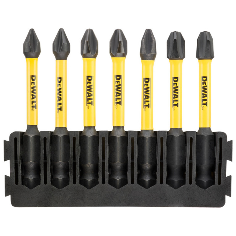 Dewalt DT70818 7pc 57mm Phillips Mix Bar Flextorq Dewalt DT70818 7pc 57mm Phillips Mix Bar Flextorq
