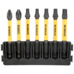 Dewalt DT70820 7pc 57mm PH PZ TX Mix Bar Flextorq