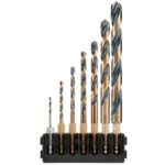 Dewalt DT70831 7pc Hex Black & Gold Drill Bit Mix Bar