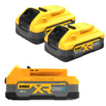 Dewalt Powerstack Battery Triple Pack - 2 x 5.0ah Batteries & 1 x 1.7ah Battery