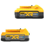 Dewalt Powerstack Battery Twin Pack – 1 x 5.0ah Battery & 1 x 1.7ah Battery