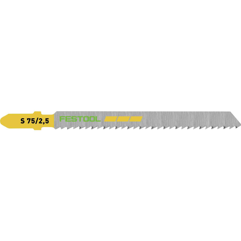 Festool 204256 Jigsaw Blades - Pack of 5 - Wood Fine Cut S 75/2.5/5 Festool 204256 Jigsaw Blades - Pack of 5 - Wood Fine Cut S 75/2.5/5