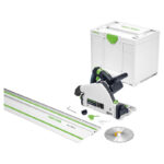 Festool 577012 TS55FEBQ-Plus-FS240V 240V 160mm Circular/Plunge Saw Guide Rail Set