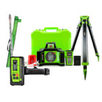 IMEX 012-I88RX10-KIT i88R Rotating Laser and LRX10 Receiver Kit With Staff, Tripod & Receiver