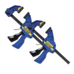 Irwin T5122QCEL7 300mm/12″ Quick Change Medium Duty Bar Clamp Twin Pack