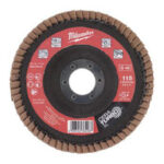 Milwaukee 115mm Flap Discs Cera Turbo XL (Select Grit)
