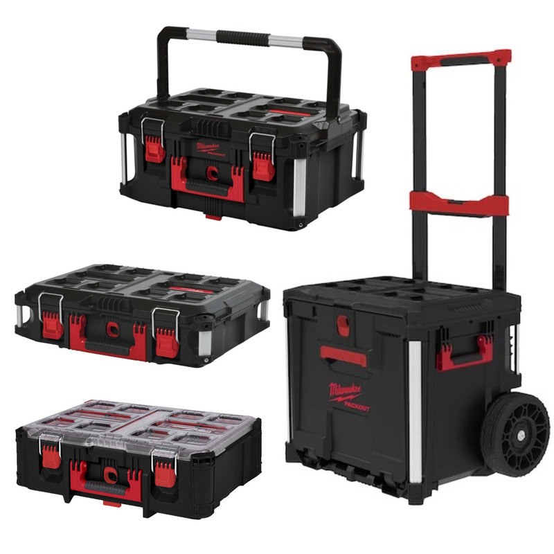 Milwaukee 4 Piece Packout Set Milwaukee 4 Piece Packout Set