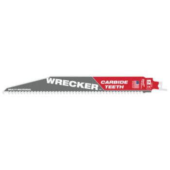 Milwaukee 48475242 Multi Material Heavy Duty Wrecker Carbide Teeth Demolition Blade 230mm x 6TPI