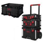 Milwaukee 4932464244 3 Piece PACKOUT Storage System Set & 4932471724 Crate