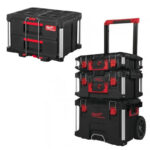 Milwaukee 4932464244 3 Piece PACKOUT Storage System Set & 4932472129 PACKOUT 2 Drawer Tool Box