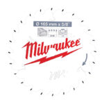 Milwaukee 4932471311 PTFE Coated Circular Saw Blade For M18CCS55 (165mm x 15.87mm x 24T)