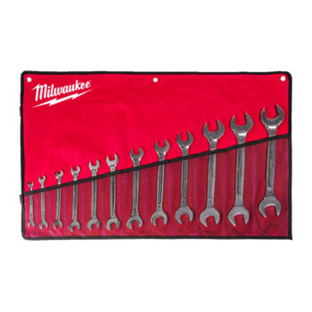 Milwaukee 4932492714 12pc Double Open End Spanner Set