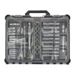 Milwaukee 4932493661 63pc 1/4" & 1/2" Ratchet and Socket Set in a Slim Packout Case