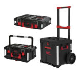 Milwaukee 4932498651 Packout Rolling Drawer, 4932464079 Large Toolbox & 4932464080 Box 3 Toolbox System