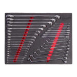 Milwaukee 4932500758 Mixed Spanner Set Foam Insert 36 Piece
