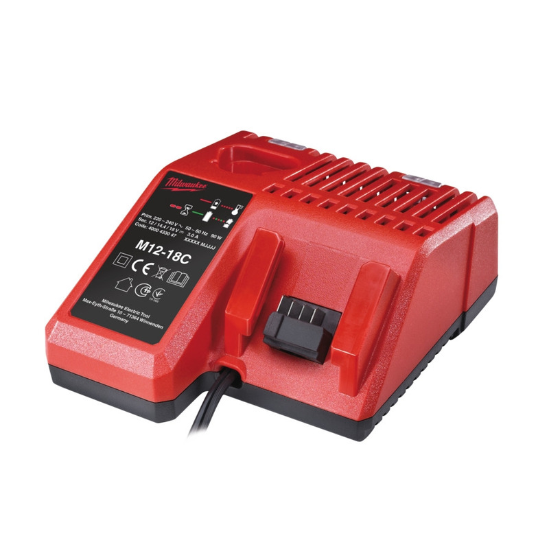 Milwaukee M12-18C 12V-18V Multi-Voltage Charger Milwaukee M12-18C 12V-18V Multi-Voltage Charger