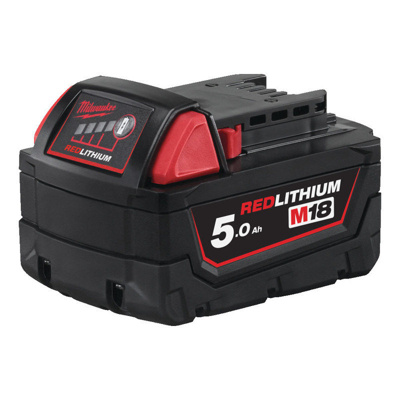 Milwaukee M18B5 18V 5.0Ah RedLithium-Ion Battery Milwaukee M18B5 18V 5.0Ah RedLithium-Ion Battery