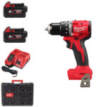 Milwaukee M18BLPDRC-502P 18v Compact Brushless Combi Drill Kit in Packout Case – 2 x 5.0ah Batteries