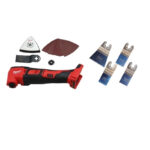 Milwaukee M18BMT-0 18V Compact Multi-Tool (Body Only) & Smart H4MAK 4 Piece Multi Tool Blade Set
