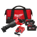 Milwaukee M18BSX-502B 18v Heavy Duty Recip Sawzall Kit, 2 x 5.0Ah, Charger, Bag