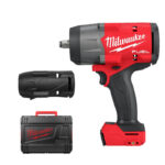 Milwaukee M18FHIW2F12-0X 18v Fuel 1/2″ High Torque Impact Wrench with Friction Ring Naked in Case & 4932493560 Rubber Sleeve