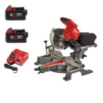 Milwaukee M18FMS190-502X 18V Fuel 190mm Mitre Saw with 2 x 5ah Batteries and Fast Charger