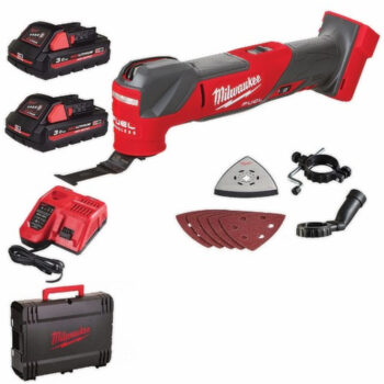 Milwaukee M18FMT-302X 18V 2 x M18HB3 3.0Ah Brushless Oscillating Multi Tool Kit