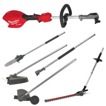 Milwaukee M18FOPH2 Fuel Outdoor Powerhead Quik-Lok Gen 2 With Attachments