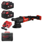 Milwaukee M18FROP15-502X 18v Fuel Random Orbital Polisher Kit - 2 x 5.0ah Batteries