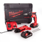 Milwaukee M18FSGC-202X 18V Fuel Drywall Screwgun (2 x 2.0Ah RedLithium-Ion Batteries, Charger & Case)