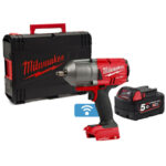 Milwaukee M18ONEFHIWF12-0 18v Fuel 1/2" Impact Wrench Naked in Case & 5.0Ah Battery