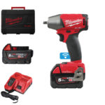 Milwaukee M18ONEIWF38-502X 18V One Key Fuel 3/8" Impact Wrench with Friction Ring Kit