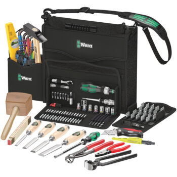 Wera 2go H 1 tool set for wood applications, 134 pieces