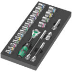 Wera 9721 Foam Insert 8000 B Zyklop 3/8" Ratchet Set 1, 23pc