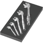 Wera 9732 Foam Insert 6004 Joker Self Setting Spanner Set 1, 5pc,