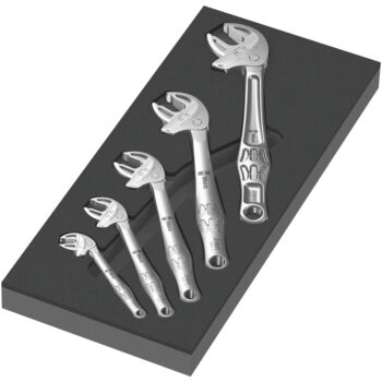Wera 9732 Foam Insert 6004 Joker Self Setting Spanner Set 1, 5pc,